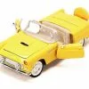 Motor Max 1956 Ford Thunderbird Convertible, Yellow - Motormax 73215 - 1/24 Scale Diecast Model Toy Car -Diecast Cars Store 73215 MMT YELLOW 1956 Ford Thunderbird Convertible Diecast Model Toy car AZ 92066.1610381823.386.513