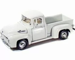 1956 Ford F-100 Pick Up, White - Motor Max 73235AC - 1/24 Scale Diecast Model Toy Car