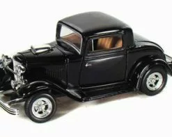 Motor Max 1932 Ford Coupe Classic Oldies Car, Black - Showcasts 73251 - 1/24 Diecast Car (New, But NO BOX)