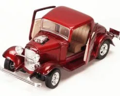 Motor Max 1932 Ford Coupe, Red - Motormax 73251 - 1/24 Scale Diecast Model Toy Car