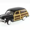 Motor Max 1949 Ford Woody Wagon, Black - Motormax 73260 - 1/24 Scale Diecast Model Toy Car
