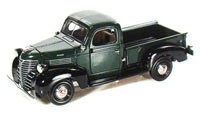 Motor Max 1941 Plymouth Pickup Truck, Green - Motormax 73278 - 1/24 Scale Diecast Model Toy Car