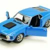 Motor Max 1970 Ford Mustang Boss 429, Blue - Motormax 73303 - 1/24 Scale Diecast Model Toy Car