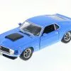 Motor Max 1970 Ford Mustang Boss 429 Hard Top, Blue - Motormax 73303/16D - 1/24 Scale Diecast Model Toy Car -Diecast Cars Store 73303L MMT BLUE 1970 Ford Mustang Boss 429 Hard Top 1 AZ 39550.1610380905.386.513