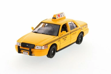 Motor Max ILNY 2010 Ford Crown Victoria Taxi Cab, Yellow - Showcasts 76481DILNY - 1/24 Scale Diecast Model Toy Car (Brand New, But NOT IN BOX) 3 Motor Max ILNY 2010 Ford Crown Victoria Taxi Cab, Yellow - Showcasts 76481DILNY - 1/24 Scale Diecast Model Toy Car (Brand New, But NOT IN BOX)