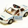 Motor Max 2010 Ford Crown Victoria Police Car, White - Showcasts 76482 - 1/24 Scale Diecast Model Car (Brand New, But NOT IN BOX)