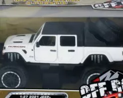 2021 Jeep Gladiator Rubicon, White - Motor Max 79145WWT - 1/27 Scale Diecast Model Toy Car
