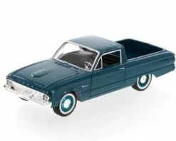 Motor Max 1960 Ford Ranchero Pickup Truck, Green - Motormax 79321 - 1/24 Scale Diecast Model Car
