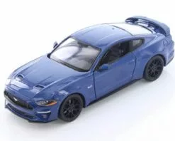 2018 Ford Mustang GT Hard Top, Blue - Showcasts 79352BU - 1/24 Scale Diecast Model Toy Car