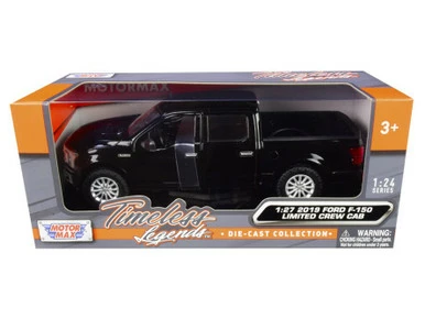 2019 Ford F-150 Limited Crew Cab, Black - Motor Max 79364BK - 1/27 Scale Diecast Model Toy Car 3 2019 Ford F-150 Limited Crew Cab, Black - Motor Max 79364BK - 1/27 Scale Diecast Model Toy Car