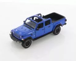 2021 Jeep Gladiator Overland (Open Top), Blue - Motor Max 79365/2D - 1/27 Scale Diecast Car