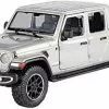 2021 Jeep Gladiator Overland (Hard Top), Silver - Motor Max 79365/2D - 1/27 Scale Diecast Car -Diecast Cars Store 79365 2d mmt silver 2021 jeep gladiator overland hard top diecast toy car 1 19935.1618254430.386.513