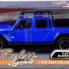 2021 Jeep Gladiator Overland (Open Top), Blue - Motor Max 79367BU - 1/27 Scale Diecast Model Toy Car -Diecast Cars Store 79367bu mmt blue 2021 jeep gladiator overland open top diecast toy car 1 98422.1616800061.386.513