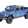 2021 Jeep Gladiator Rubicon (Open Top), Blue - Motor Max 79370BU - 1/27 Scale Diecast Model Toy Car -Diecast Cars Store 79370bu mmt blue 2021 jeep gladiator rubicon open top diecast toy car 1 16133.1616800077.386.513