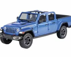 2021 Jeep Gladiator Rubicon (Open Top), Blue - Motor Max 79370BU - 1/27 Scale Diecast Model Toy Car