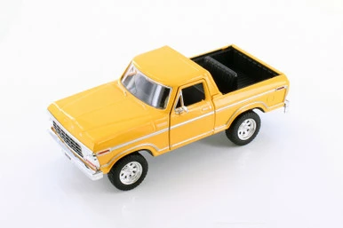 1978 Ford Bronco Custom, Yellow - Motor Max 79374WYL - 1/24 Scale Diecast Model Toy Car 3 1978 Ford Bronco Custom, Yellow - Motor Max 79374WYL - 1/24 Scale Diecast Model Toy Car
