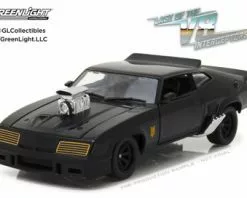 1973 Ford Falcon XB Last Of The V8 Interceptors, Black - Greenlight 84051 - 1/24 Scale Diecast Car