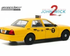 ModelToyCars 2008 Ford Crown Victoria, John Wick - Greenlight 84113 - 1/24 Scale Diecast Model Toy Car