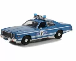 ModelToyCars 1978 Plymouth Fury Maine State Police, Blue - Greenlight 85562 - 1/24 Scale Diecast Car