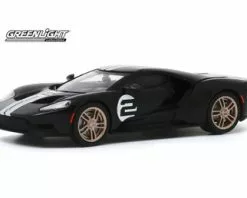 2017 Ford GT '66 Heritage Edition #2, Black - Greenlight 86178 - 1/43 Scale Diecast Model Toy Car