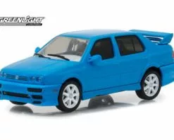 1995 Volkswagen Jetta A3 Hard Top, Blue - Greenlight 86323 - 1/43 Scale Diecast Model Toy Car