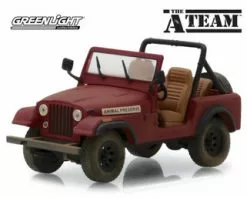 Jeep CJ-7, Red - Greenlight 86528 - 1/43 Scale Diecast Model Toy Car