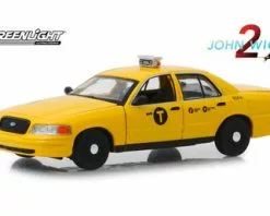 2008 Ford Crown Victoria (NYC Taxi), John Wick 2 - Greenlight 86561 - 1/43 Scale Diecast Car