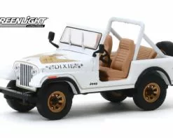 ModelToyCars 1979 Jeep CJ-7 Golden Eagle "Dixie", White - Greenlight 86572 - 1/43 Scale Diecast Model Toy Car