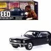 1967 Ford Mustang Coupe, Creed - Greenlight 86615 - 1/43 Scale Diecast Model Toy Car 2 1967 Ford Mustang Coupe, Creed - Greenlight 86615 - 1/43 Scale Diecast Model Toy Car -Diecast Cars Store 86615 gl black 1967 ford mustang coupe creed diecast toy car 1 08535.1642109217.386.513