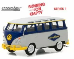 Volkswagen Type 2 (T1) Samba Bus, Goodyear Tires - Greenlight 87010F/24 - 1/43 Scale Diecast Car