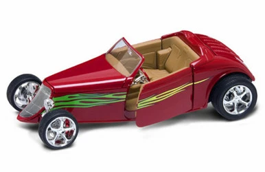 Lucky Road Signature 1933 Ford Convertible, Red - Road Signature 92838 - 1/18 Scale Diecast Model Toy Car 3 Lucky Road Signature 1933 Ford Convertible, Red - Road Signature 92838 - 1/18 Scale Diecast Model Toy Car