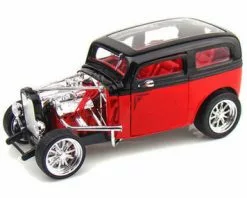 Lucky Road Signature 1931 Ford Model A Custom, Red - Yatming 92849 - 1/18 Scale Diecast Model Toy Car
