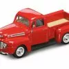 Lucky Road Signature 1948 Ford F-1 Pickup Truck, Red - Yatming 94212 - 1/43 Scale Diecast Model Toy Car -Diecast Cars Store 94212 ym red 1948 ford f 1 pickup truck diecast model toy cars az 70454.1625094226.386.513