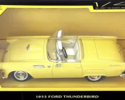1955 Ford Thunderbird Convertible, Yellow - Lucky Road Signature 94228YL - 1/43 Scale Diecast Car