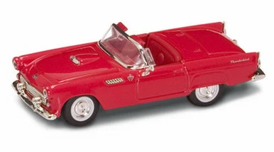 Lucky Road Signature 1955 Ford Thunderbird Convertible, Red - Road Signature 94228 - 1/43 Scale Diecast Model Toy Car 3 Lucky Road Signature 1955 Ford Thunderbird Convertible, Red - Road Signature 94228 - 1/43 Scale Diecast Model Toy Car