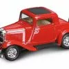 Lucky Road Signature 1932 Ford 3-Window Coupe, Red - Yatming 94231 - 1/43 Scale Diecast Model Toy Car -Diecast Cars Store 94231 ym red 1932 ford 3 window coupe diecast model toy cars az 64074.1654297604.386.513