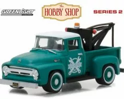 1956 Ford F-100, Green - Greenlight 97020A/48 - 1/64 Scale Diecast Model Toy Car