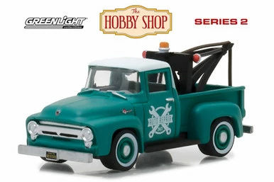 1956 Ford F-100, Green - Greenlight 97020A/48 - 1/64 Scale Diecast Model Toy Car 3 1956 Ford F-100, Green - Greenlight 97020A/48 - 1/64 Scale Diecast Model Toy Car