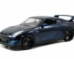 Brian's 2009 Nissan GT-R, Blue - Jada Toys Fast & Furious 97036 - 1/24 Scale Diecast Model Toy Car