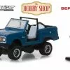 1967 Ford Bronco (Doors Removed) With Backpacker, Blue - Greenlight 97060B/48 - 1/64 Diecast Car