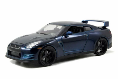 Jada Toys Brian's 2009 Nissan GT-R Furious 97082-1/24 Scale Diecast Model Toy Car (Brand New, But NOT IN BOX) 3 Jada Toys Brian's 2009 Nissan GT-R Furious 97082-1/24 Scale Diecast Model Toy Car (Brand New, But NOT IN BOX)