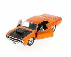 Jada Toys Fast & Furious 1970 Dom's Plymouth Road Runner , Copper - 97126 - 1/24 Scale Diecast Model Toy Car