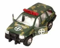 Showcasts Military Ambulance Hardtop Jeep GP, Green Camo - 9761MD - 5" Diecast Model Toy Car