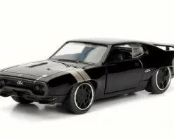 Jada Toys Dom's Plymouth GTX, Black - Jada 98300 - 1/32 Scale Diecast Model Toy Car