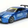 Jada Toys 2009 Nissan GT-R Ben Sopra, Metallic Blue - Jada 98558DP1 - 1/24 Scale Diecast Model Toy Car