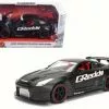 Jada Toys 2009 Nissan GT-R Ben Sopra, Black - Jada 98569WA1 - 1/24 Scale Diecast Model Toy Car