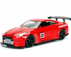 Jada Toys 2009 Nissan GT-R Ben Sopra Hard Top, Red - Jada 98574WA1 - 1/32 Scale Diecast Model Toy Car