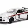 Jada Toys 2002 Nissan Skyline GT-R, Silver - Jada 99136WA1 - 1/32 Scale Diecast Model Toy Car -Diecast Cars Store 99136WA1 JADA SILVER 2002 Nissan Skyline GT R 1 AZ 72407.1610380224.386.513