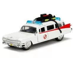 Jada Toys Cadillac ECTO-1 Ambulance, Ghostbusters - Jada 99748 - 1/32 Scale Diecast Model Toy Car
