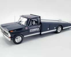 1970 Ford F-350 Ramp Truck, Cobra Powered By Ford - Acme A1801405 - 1/18 Scale Diecast Model Toy Car